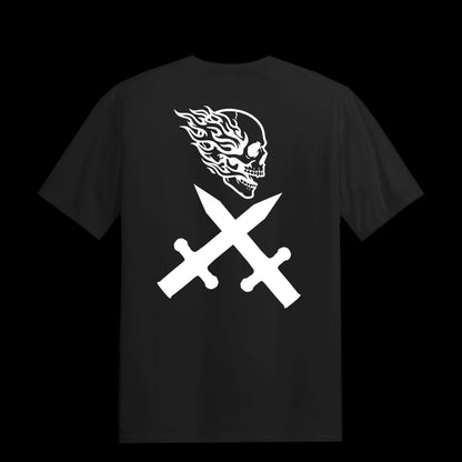 DAGGER CROSS SKULL LOGO TEE