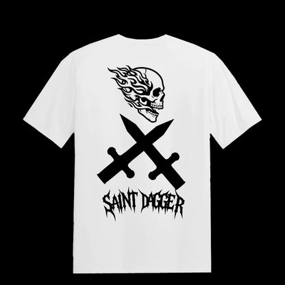 DAGGER CROSS SKULL LOGO TEE
